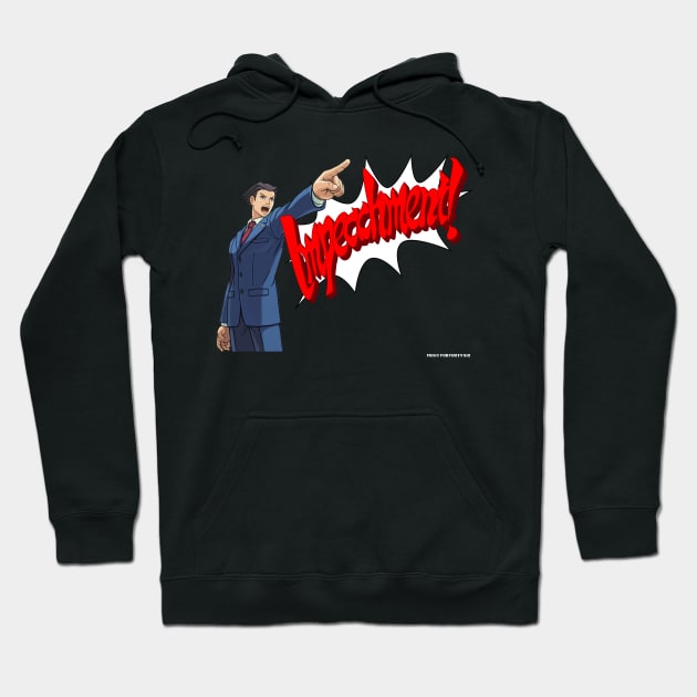 Phoenix Wright Resists! Hoodie by crocktees